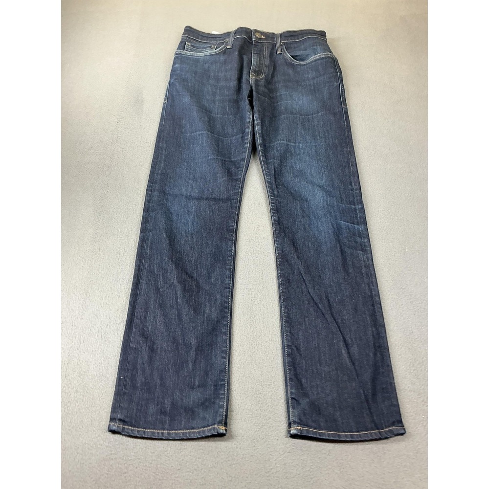 Mavi ZACH Jeans Mens 32x32 Dark Wash Blue Straight Regular Fit Denim Stretch